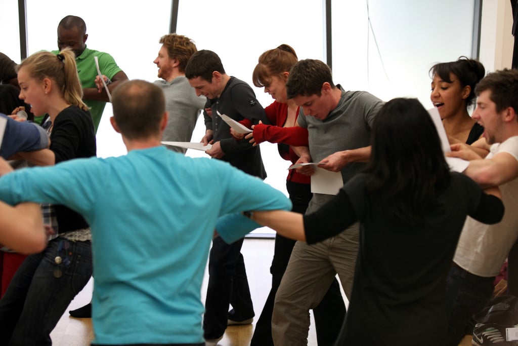 Photo of an actors' workshop