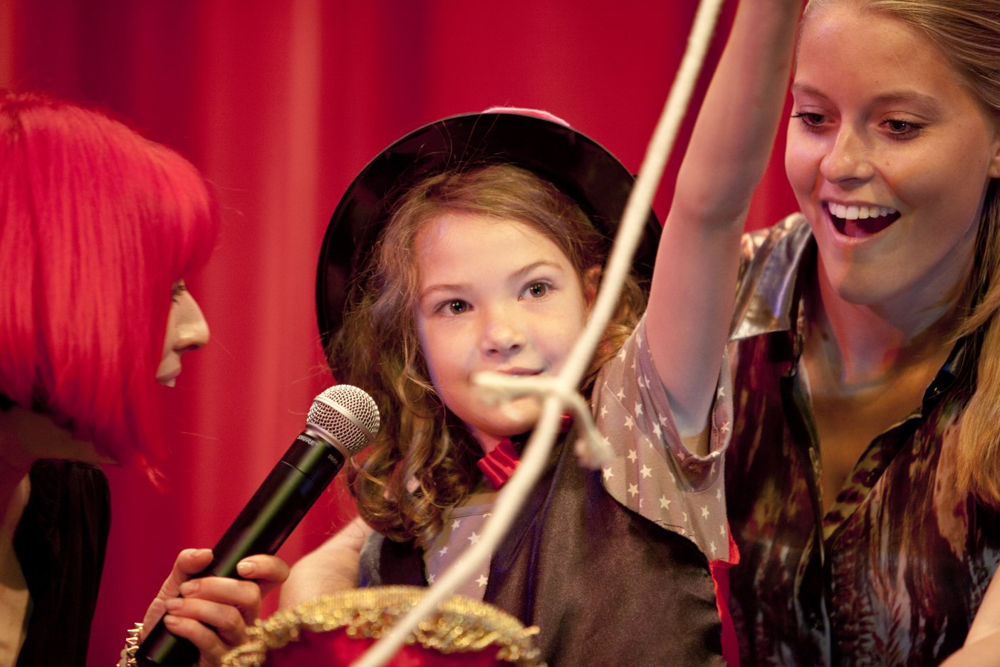 Image of girl doing rope trick
