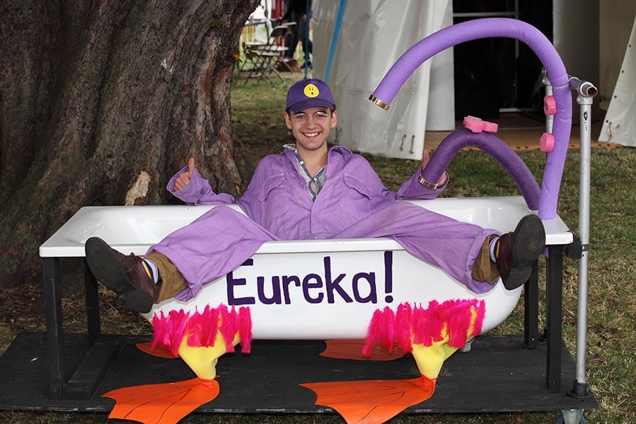 Image of boy in bath