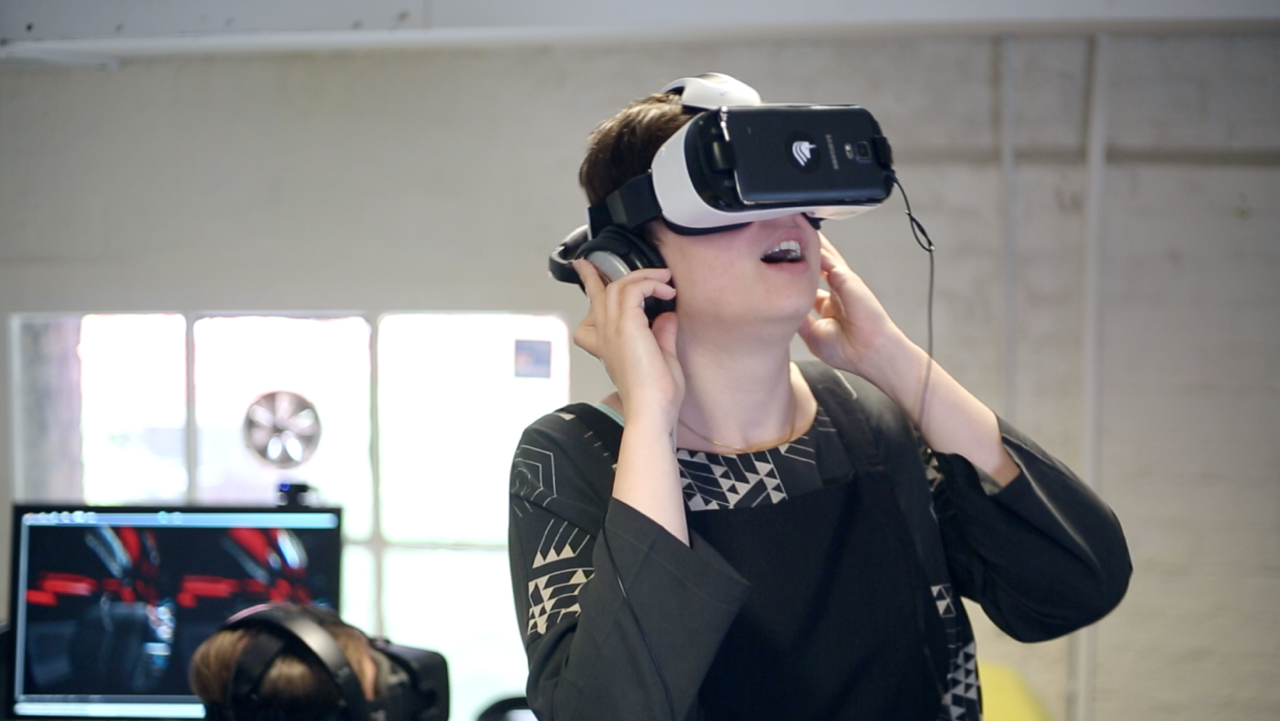 Photo of girl with camera