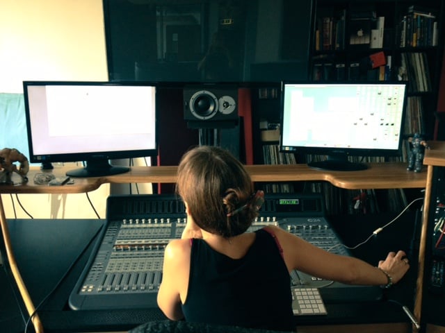 Aleah Morrison-Basu in her studio