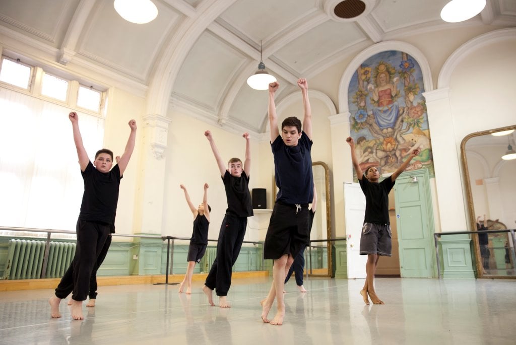 Photo of boys dancing