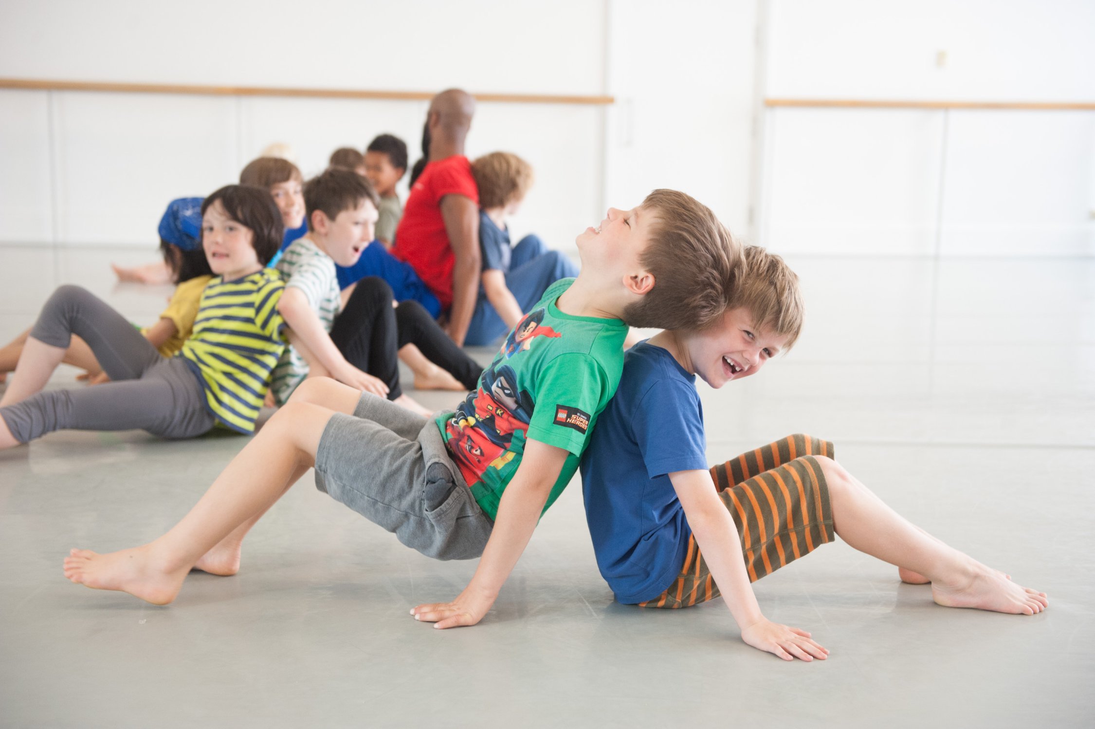 Photo of boy sin a dance class
