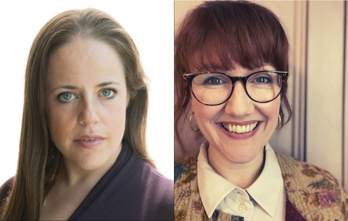 Janet Fischer (left) and Nina Swann