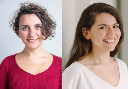 Photo of Alia Alzougbi and Taghrid Choucair-Vizoso