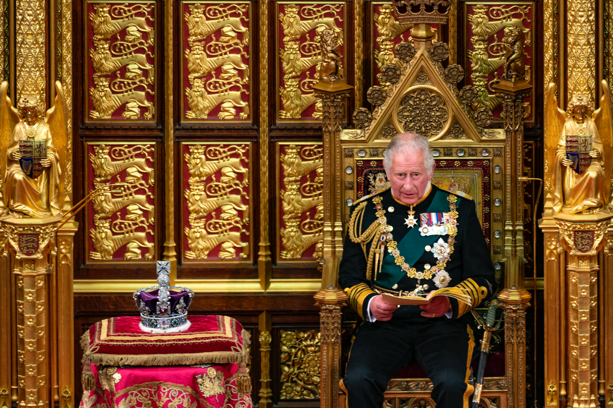 King Charles in the House of Lords