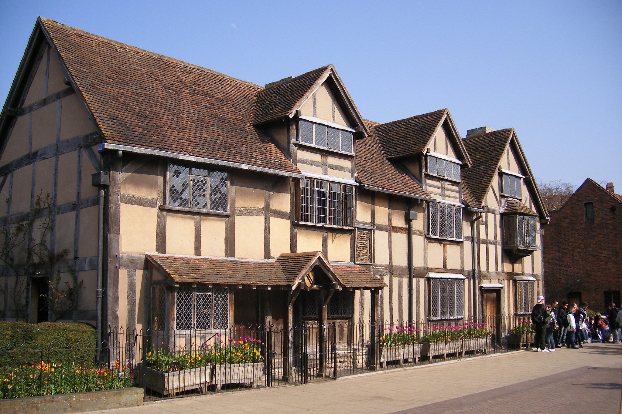 Shakespeare's Birthplace is a Grade I listed building on Henley Street in Stratford upon Avon, Warwickshire. Photo: Elliott Brown/Creative Commons