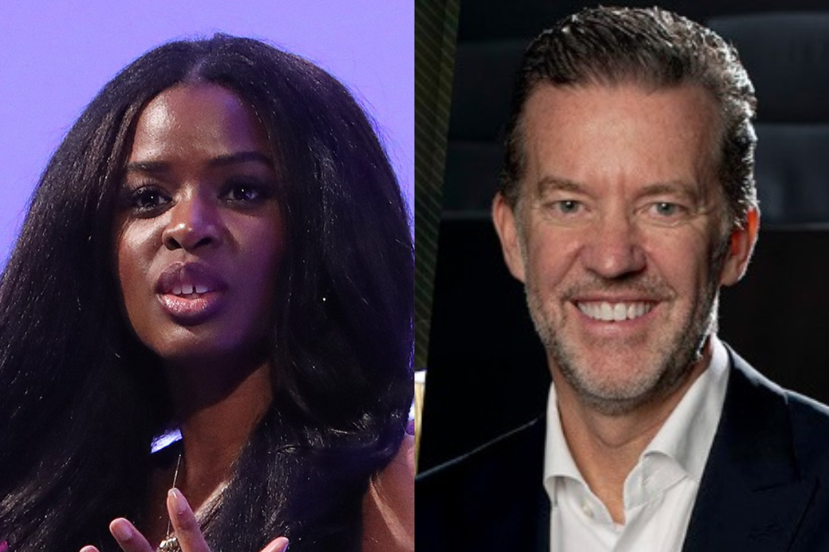 June Sarpong and Tim Richards. Photo: Creative Commons, UK Government