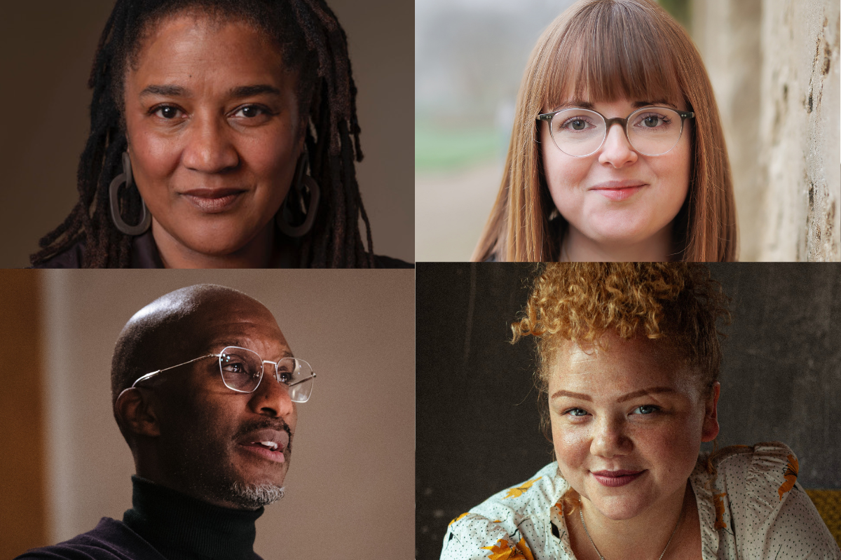 Clockwise from top left: Lynn Nottage, Sophie Duncan, Miranda Cromwell and Clint Dyer. Photo: National Theatre