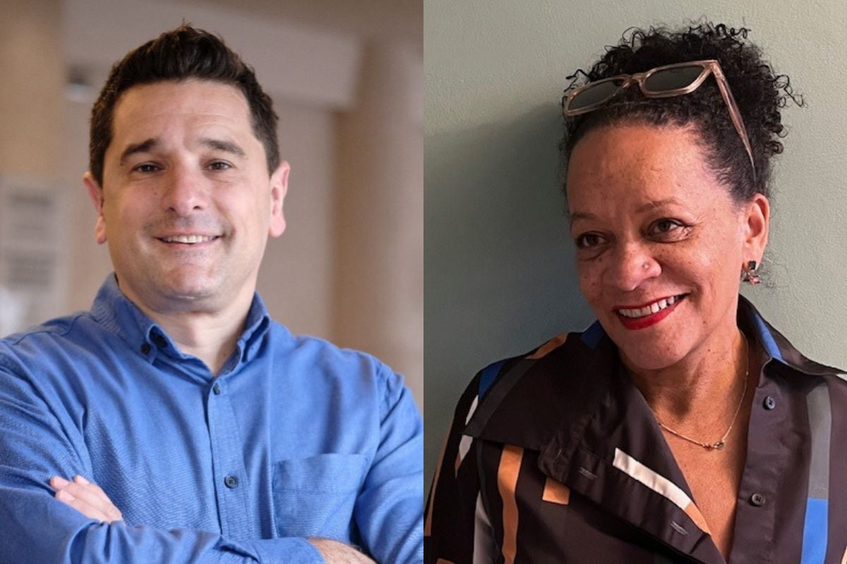 Paul Robinson and Dawn Cameron Red Ladder Theatre Company