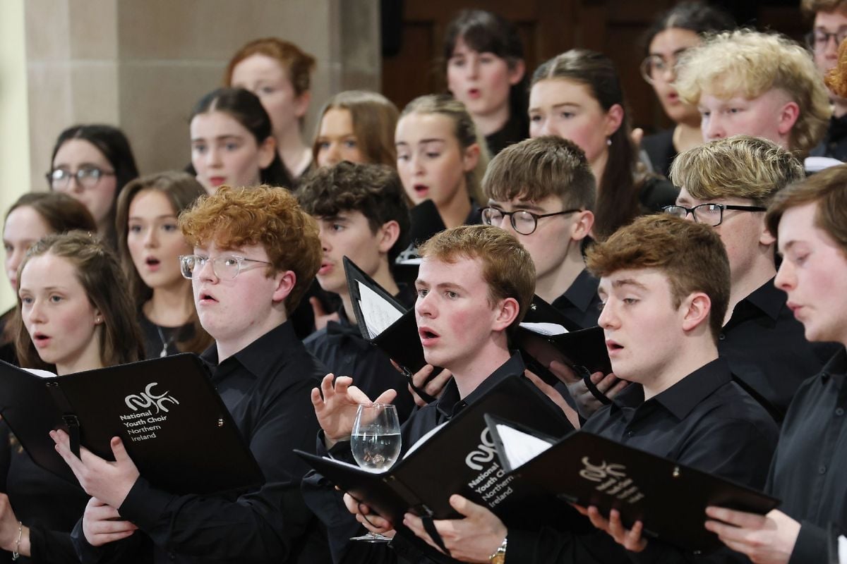 NYCNI Senior Choir performing at their concert last summer in Fisherwick Presbyterian Church