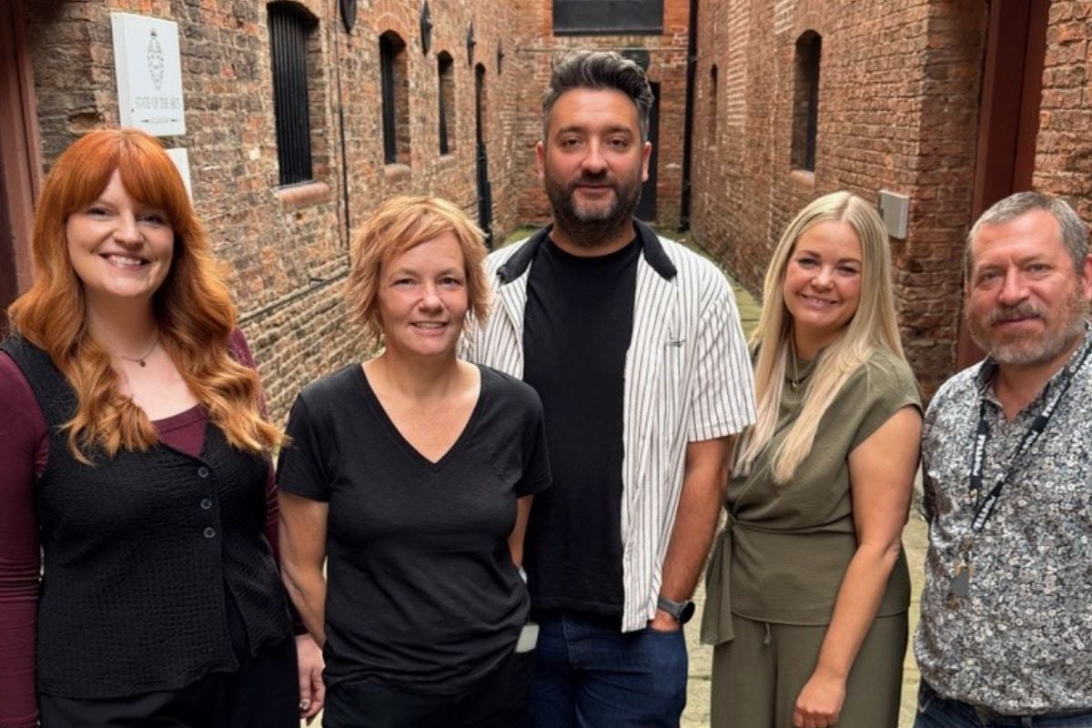 Freedom Team - Katie Atkins, Lorna Fulton, Phil Hargreaves, Kathryn Biggin, Ian Morley. Freedom Festival Arts