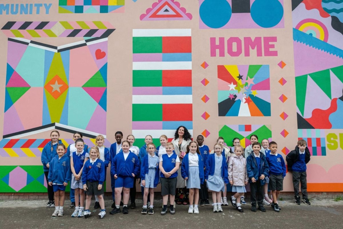 Heart of Glass Home Mural