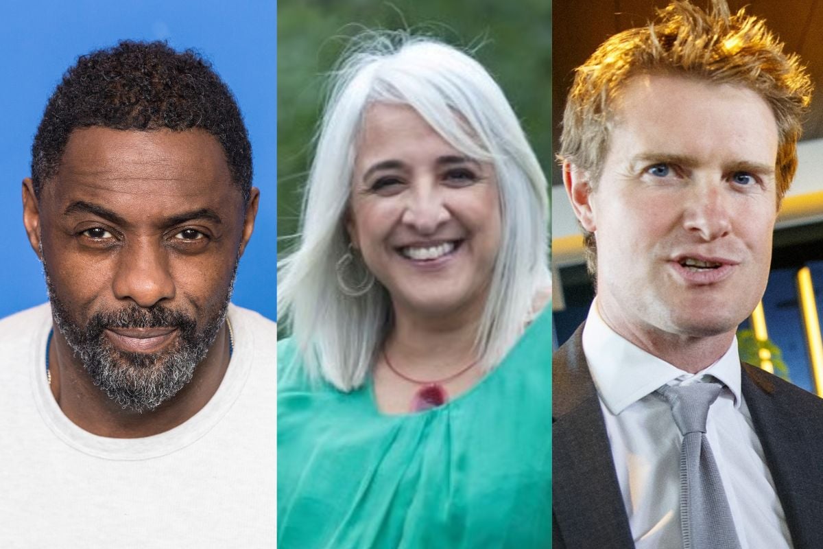 From left: Idris Elba, Shanaz Gulzar and Tristram Hunt Photos: Financial Times/Wikimedia commnns and Tim Smith