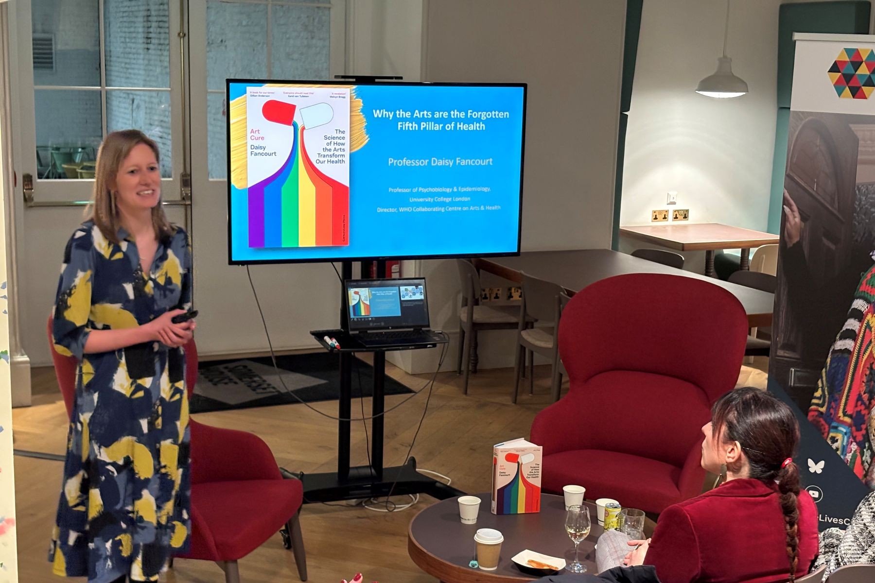 Launch event for Daisy Fancourt's book Art Cure