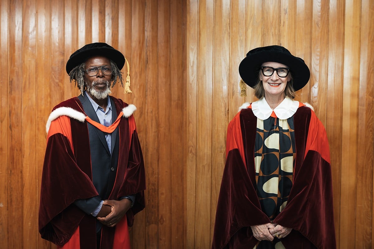 Hurvin Anderson and Orla Kiely receive honorary RCA doctorates