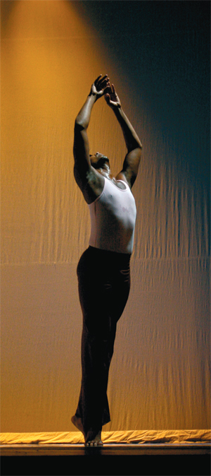 Male dances as part of performance