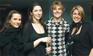 Four women at a launch event