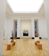 Photo of contemporary art galleries which form a part of National Museum of Art