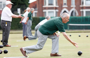 Photo showing John Moult as he celebrates the impact of movement classes on his bowls