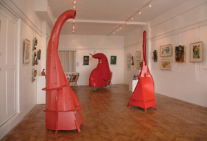 A photo of the Arts Forum gallery
