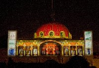 A projection onto the Spanish City Dome in Whitley Bay