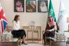 Culture Secretary Lucy Frazer meeting with Saudi Tourism Minister Ahmed Al Khateeb