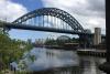 Image of bridge across Tyne with Glasshouse International Centre for Music, Gateshead