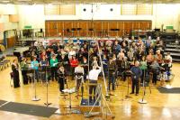 BBC Singers rehearsing at Maida Vale studios