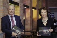 Arts Council of Northern Ireland's Chair Liam Hannaway and Chief Executive Roisin McDonough