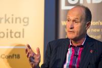 Sir Peter Bazalgette speaking at an event