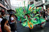 A carnival procession through Birmingham as part of Birmingham 2022 Festival