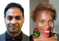 (L to R): Samir Patel, Bridget Banton. Images of the appointments edited together.