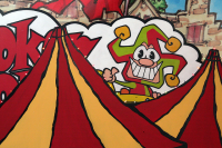 Photo of punch & judy style sign