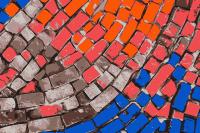Red, blue, orange and brown bricks from the 'Cornerstones of culture: Commission on Culture and Local Government summary report'