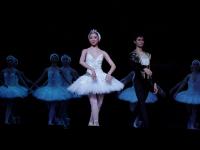 Photo of a ballet production of Swan Lake