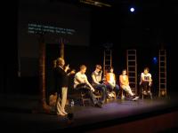 Image of a captioned Q&A session