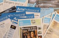 A collection of ArtsProfessional's print magazine