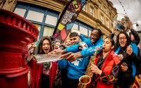 Young people from Bradford send off for the district's official UK City of Culture 2025 bid