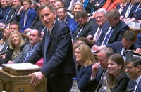 Jeremy Hunt at the Despatch box in the House of Commons