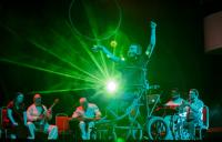 Photo of dancer and disabled musicians