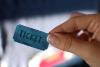 Photo of paper ticket