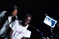 Kedese and Ben-King from London take a break from their filming of Future Movement’s short film, Brave.