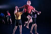 Boys performing as part of ManMade, an all male youth dance platform at ZoieLogic Dance Theatre 2019.