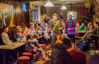 Photo of arts event in a pub