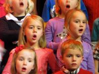 Photo of children singing