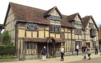Photo of the house where Shakespeare was born