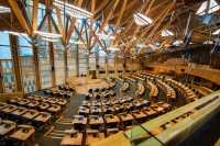 Interior of the Scottish Parliment building
