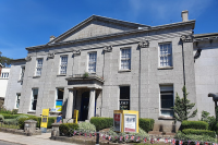 Exterior of Royal Cornwall Museum, River Street, Truro, Cornwall - June 2022