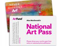 Image of National Arts Pass card